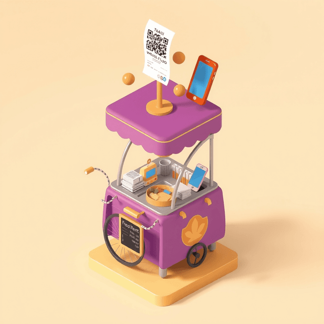 ร้านอาหารพร้อมเครื่องมือดิจิทัล